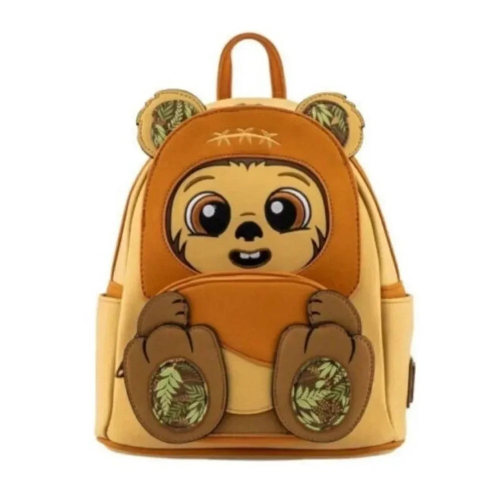 Disney Loungefly Star Wars Wicket Footsie Cosplay Teddy Bear Footsie Backpack NW